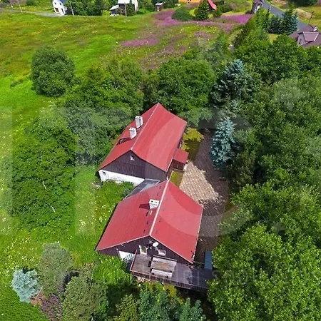 Medvedi Boudy Villa Loucna pod Klinovcem Exterior photo